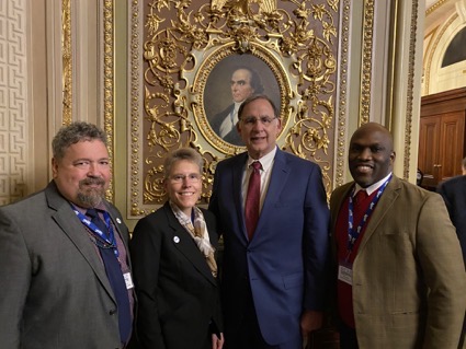 Tommy Ricks, Ines Polonius, Senator Boozman, Brad Jarrett